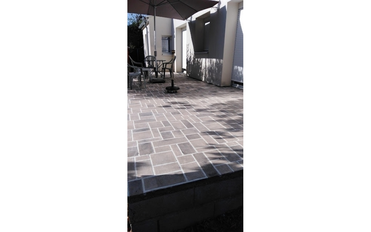 Cration Terrasse en bton decoratif  ALBI ralise le 21/07/2022