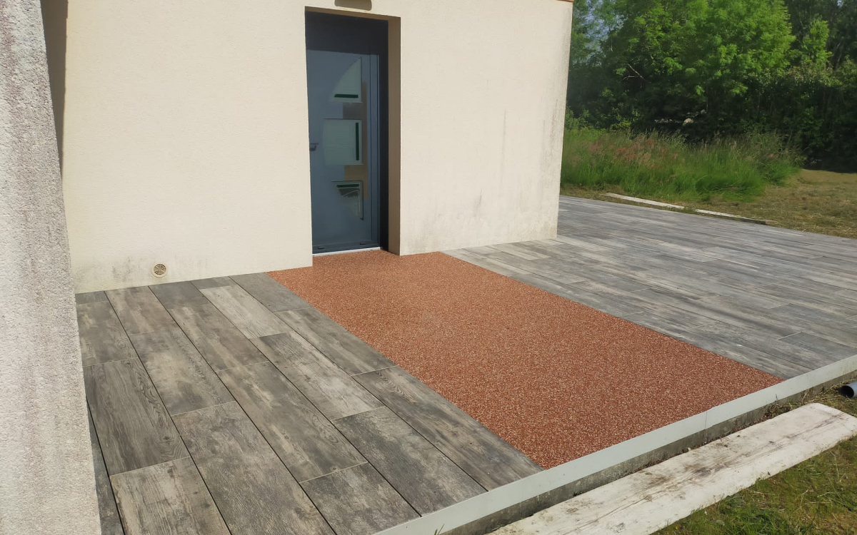 Conception Terrasse en Hydrostar� et pavage dallage - Manche r�alis�e le 19/06/2023