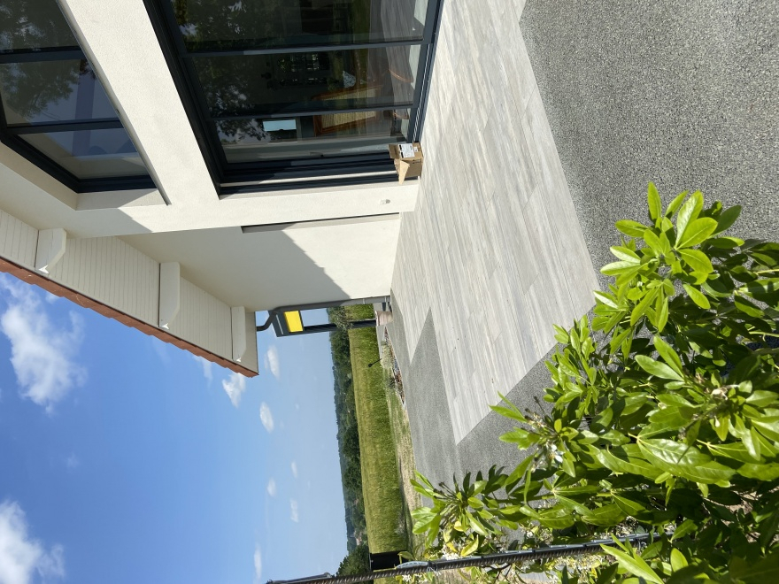 Cration Terrasse en Minralstar  et pavage dallage  Cras sur Reyssouze ralise le 12/05/2023