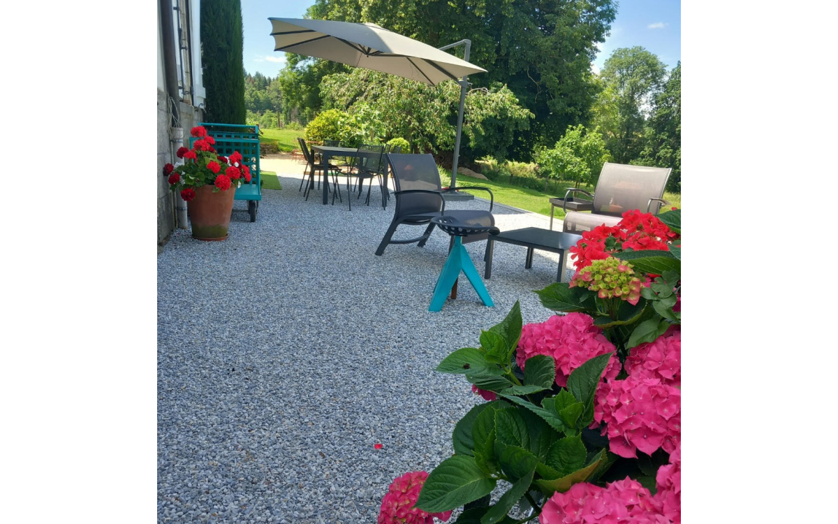 Conception Terrasse en Alvostar  AUGEROLLES cre le 21/06/2023