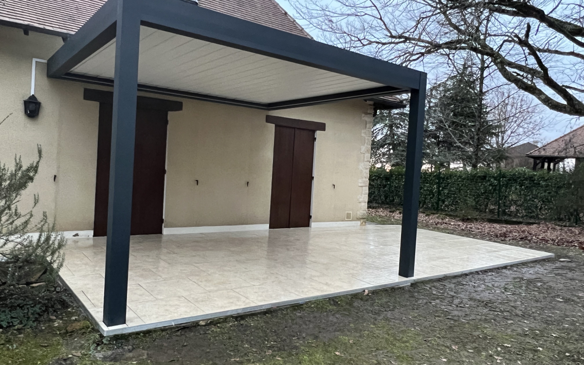 Cration Terrasse en Dm profil  chancelade conue le 24/10/2023