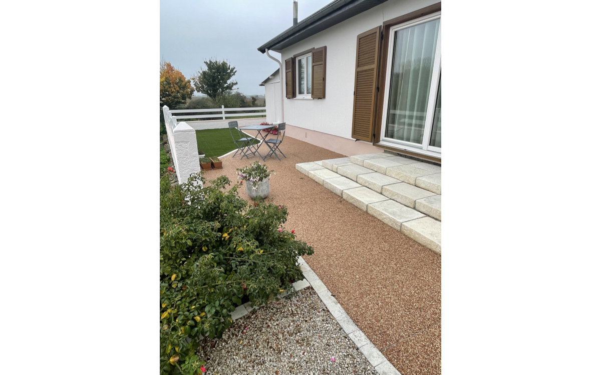 Cration Terrasse en Dm green et Hydrostar - Aisne conue le 17/11/2023