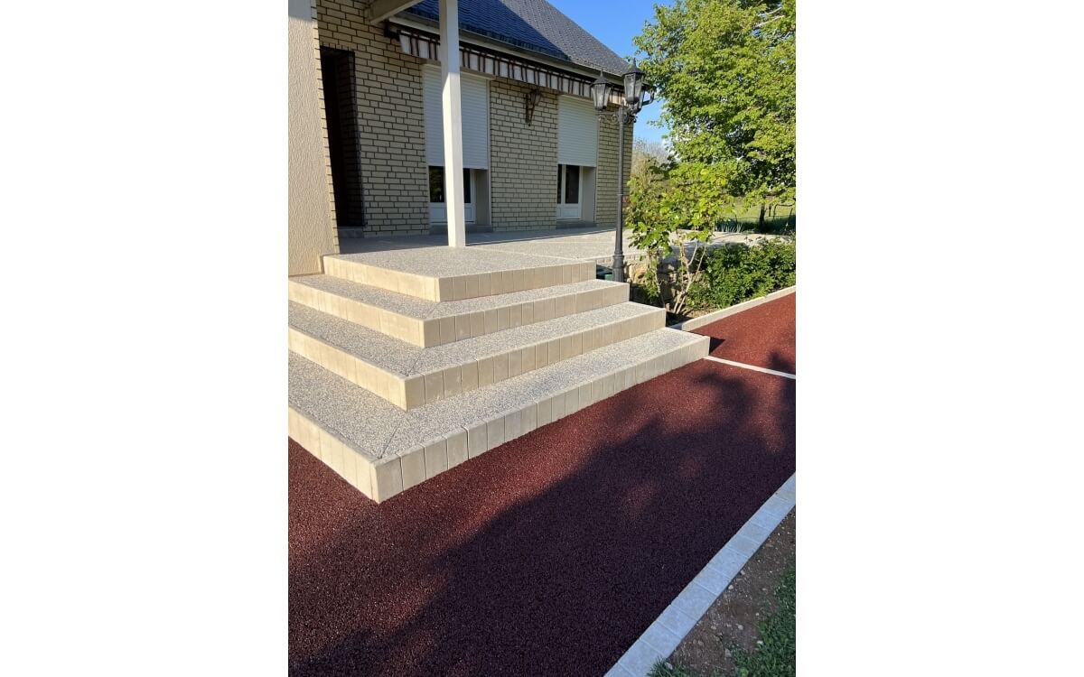 Ralisation Terrasse en Hydrostar, Pav la couture et Stardraine - Aveyron cre le 05/05/2025