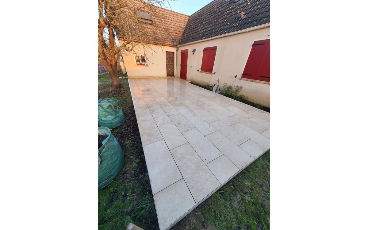 Cration Terrasse en dallage sur plots - Eure-et-Loir