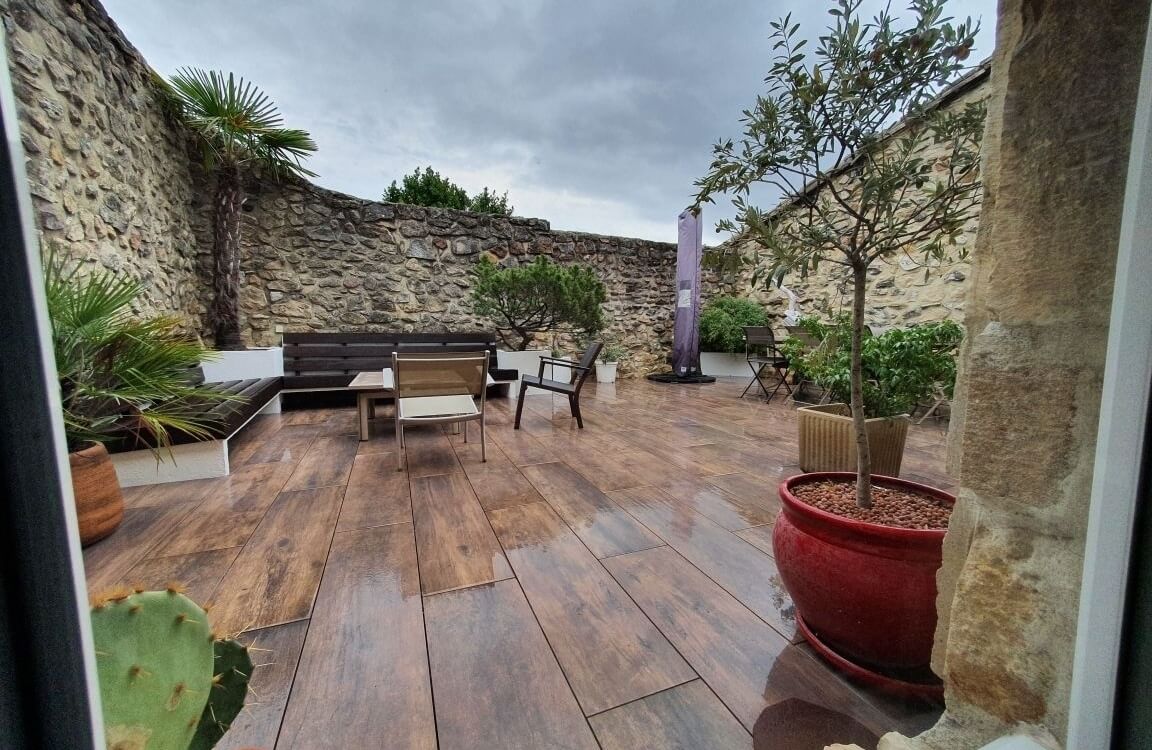 Cration Terrasse en dallage sur plots - Drme ralise le 11/06/2025
