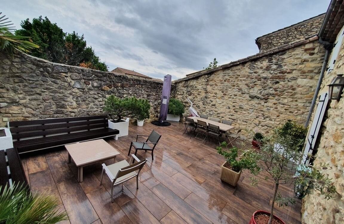 Cration Terrasse en dallage sur plots - Drme ralise le 11/06/2025