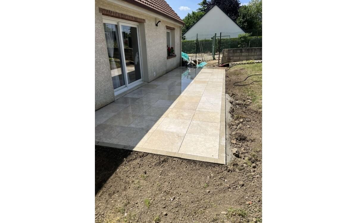 Conception Terrasse en Dm profil et grs crame - Somme cre le 20/06/2025