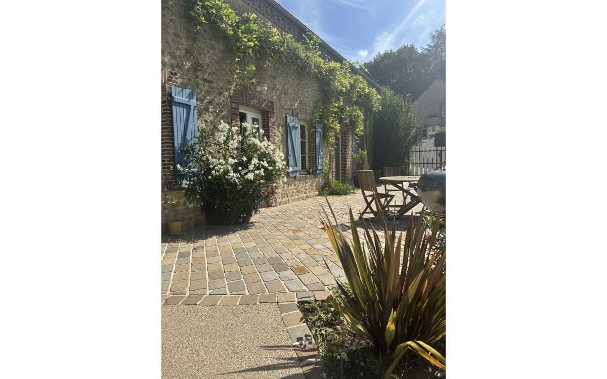 Cration Terrasse en Hydrostar et pavage dallage  Versainville