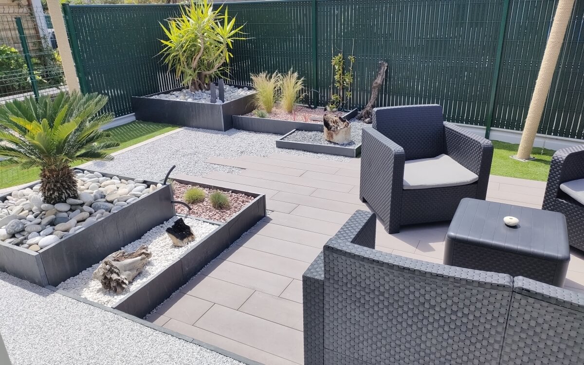 Conception Terrasse en Alvostar, dallage multiformat, Dm green et Hydrostar  ARTHES ralise le 23/11/2023