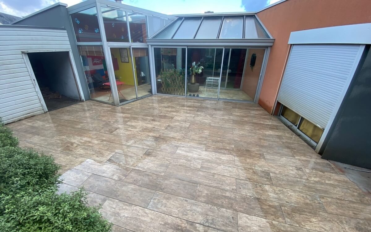 Conception Terrasse en grs crame - Ctes d'armor
