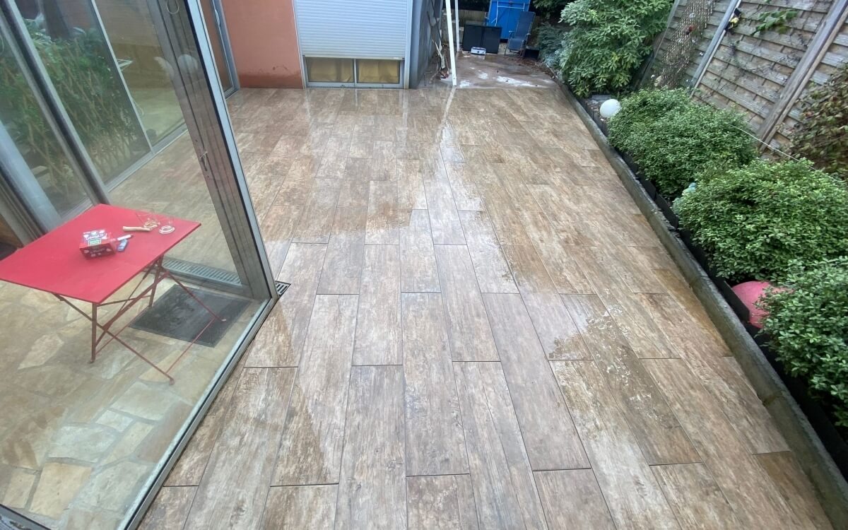 Conception Terrasse en grs crame - Ctes d'armor