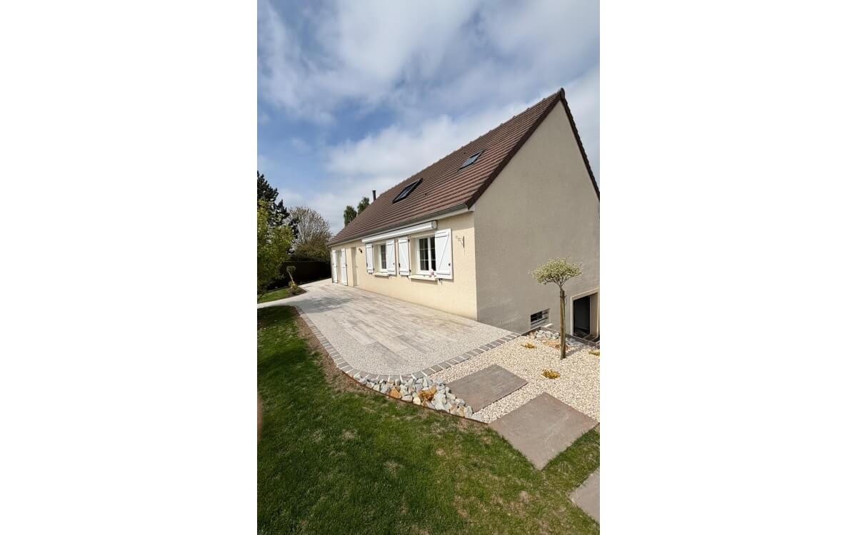 Conception Terrasse en dallage sur plots et Hydrostar  vimont ralise le 01/07/2025