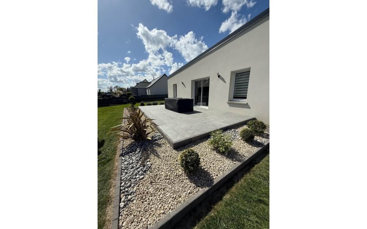 Cration Terrasse en dallage sur plots  Conde sur noireau conue le 10/11/2025