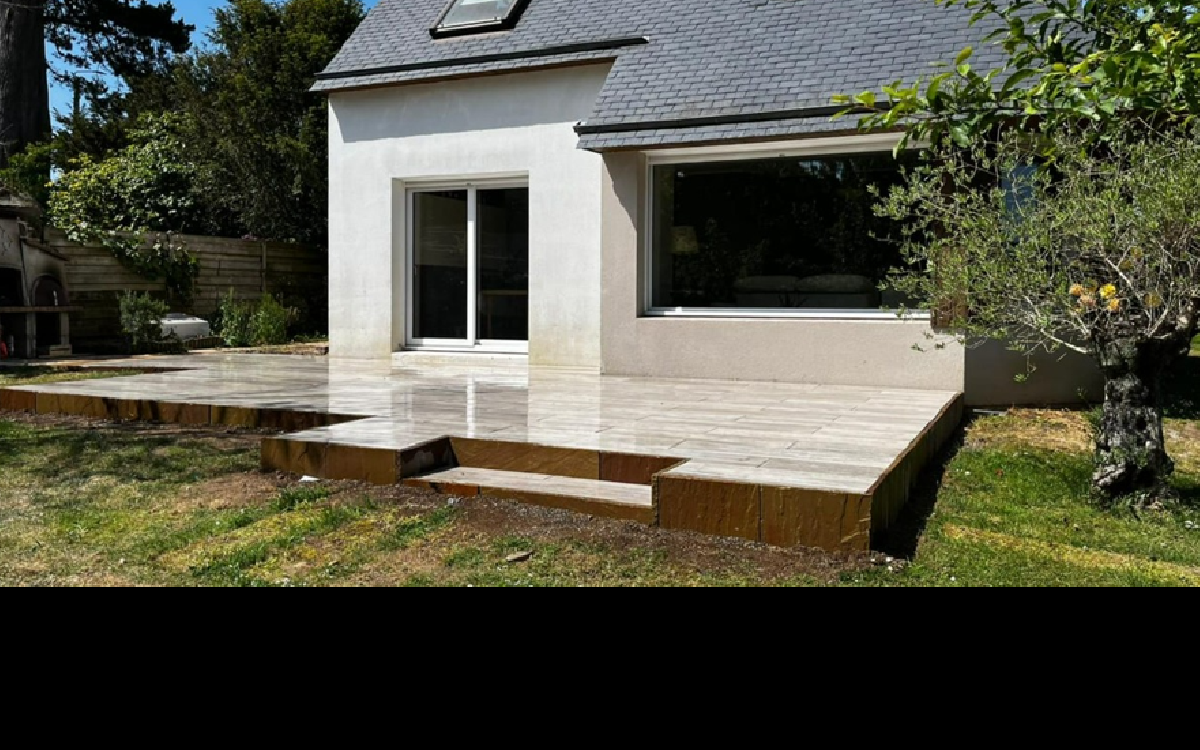 Conception Cr�ation d'une terrasse � BREST r�alis�e le 28/10/2025