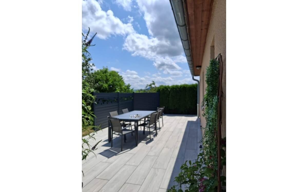 R�alisation Terrasse en dallage  � EQUEVILLON cr��e le 01/12/2025