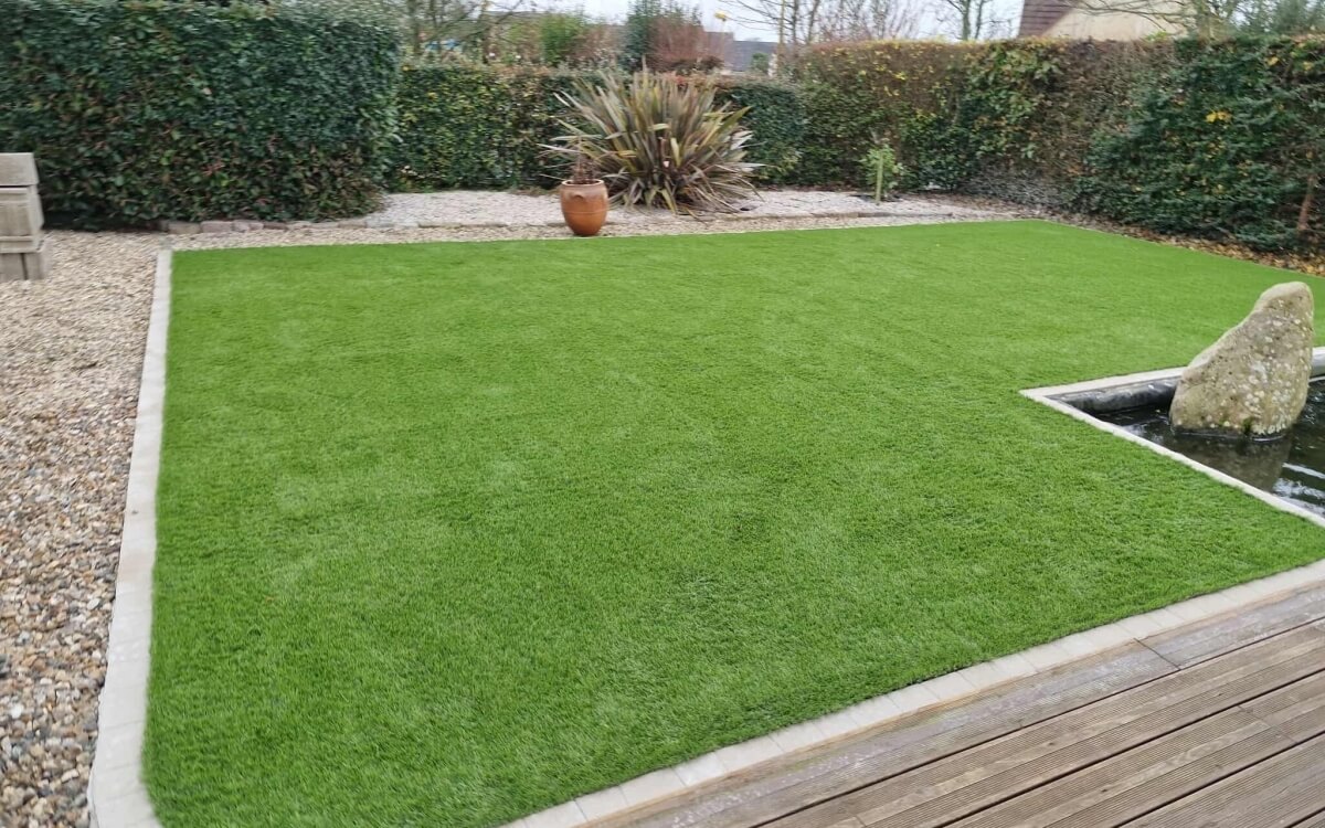 Cr�ation Terrasse en Dm green� et Pav� la couture� � BOURG ACHARD