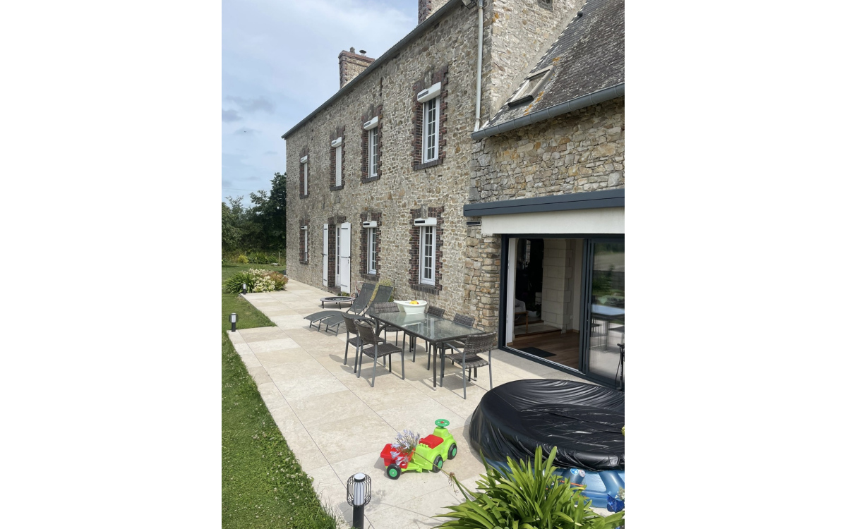 Conception Terrasse en gr�s c�rame - Manche