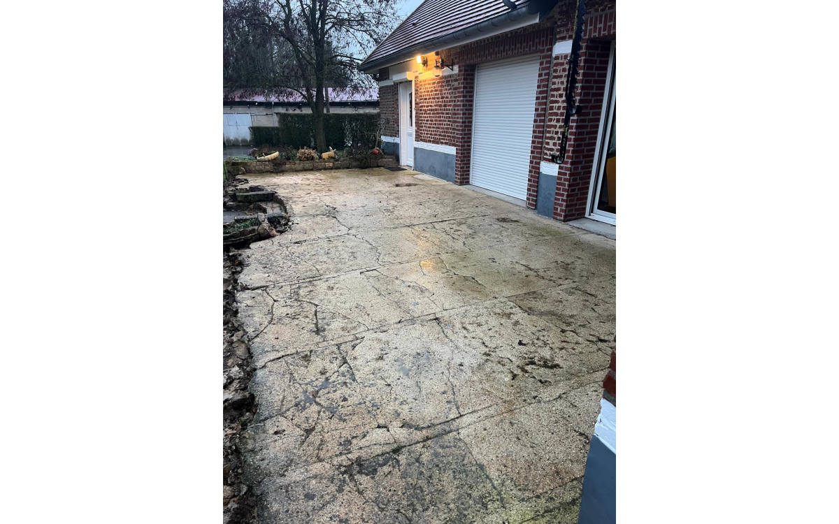 Conception Terrasse en gr�s c�rame � Ennemain