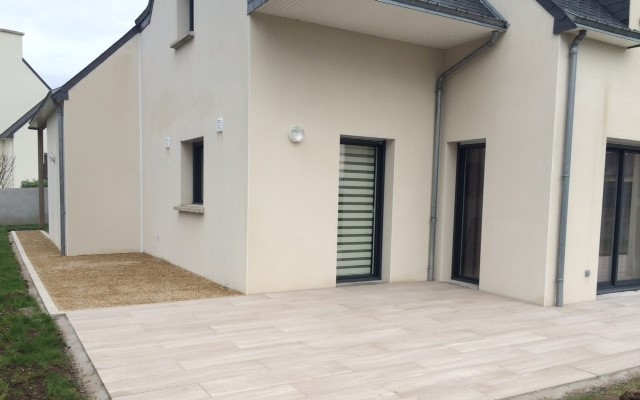 Conception Terrasse en dallage  Concarneau ralise le 01/05/2025