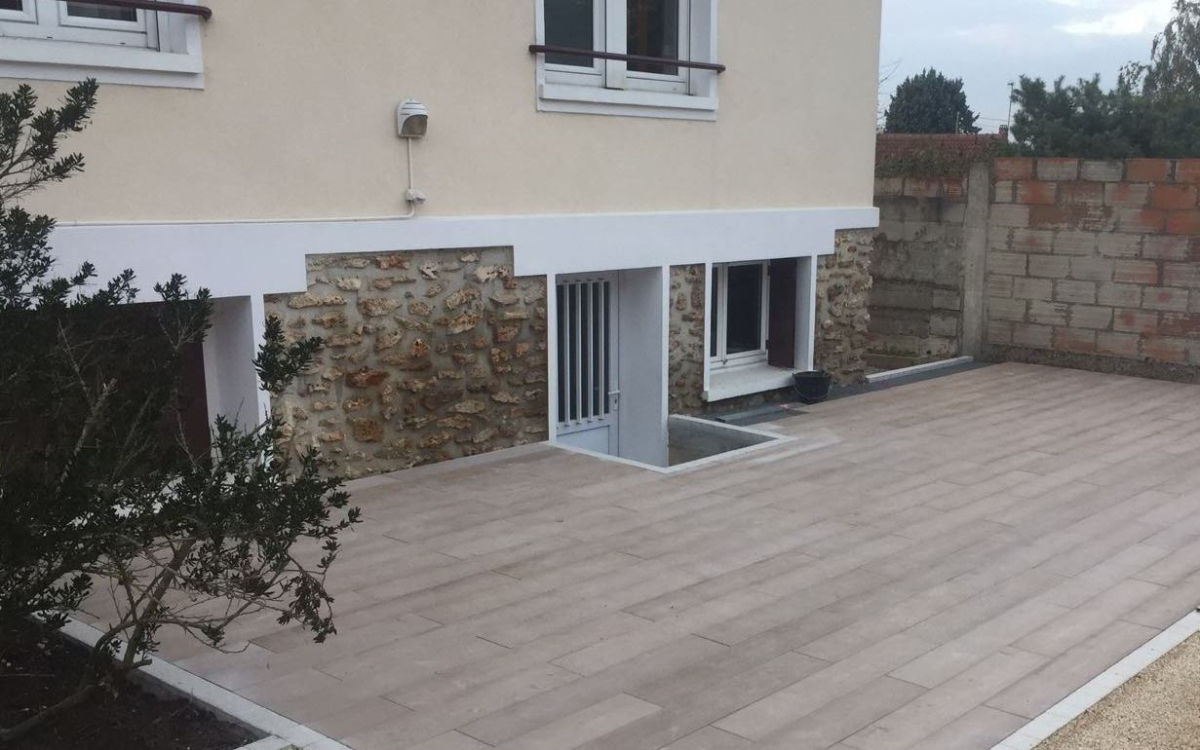 Conception Terrasse en Boib  Evry cre le 28/03/2018