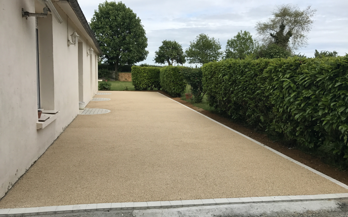 Cration Terrasse en Minralstar  Mannevillette ralise le 28/03/2018