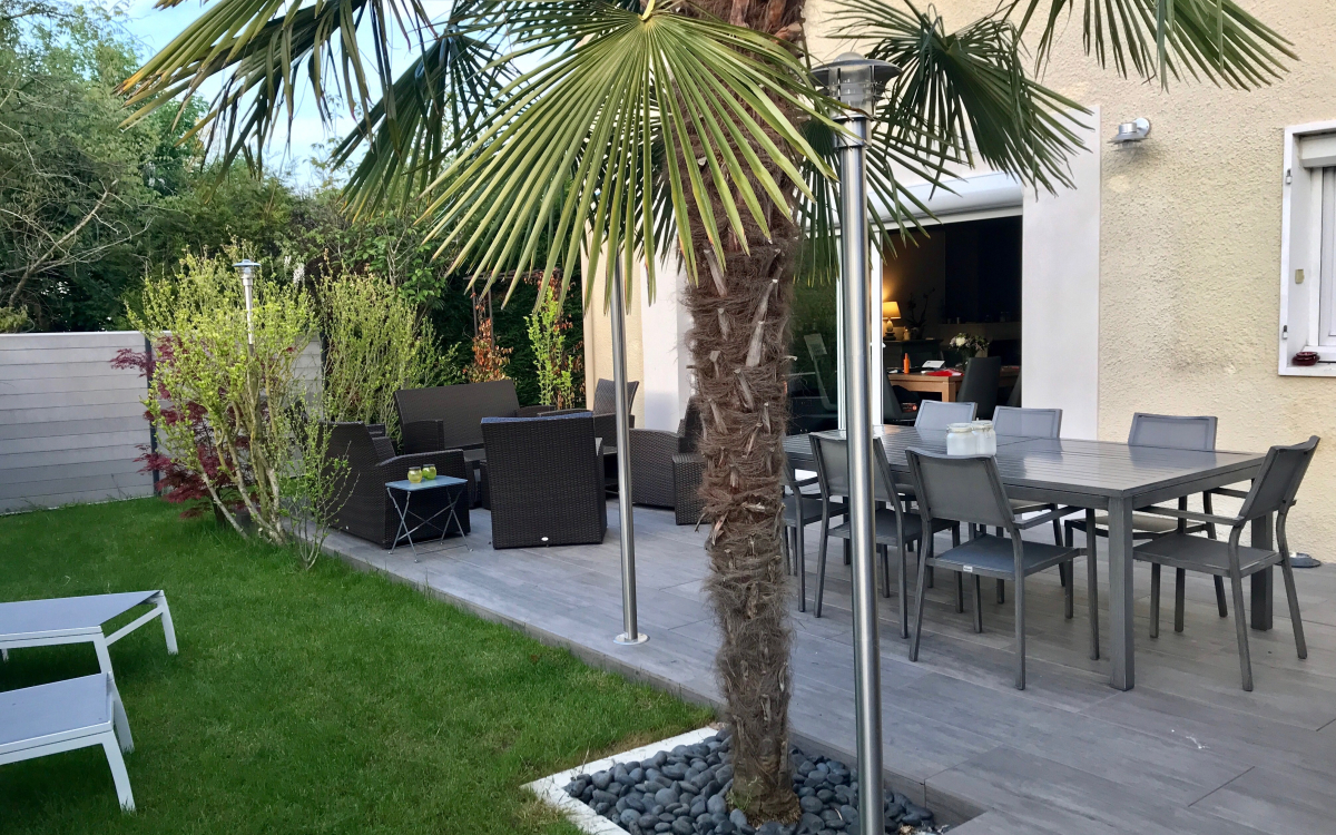 Ralisation Terrasse en Dallage  - Yvelines cre le 23/04/2024