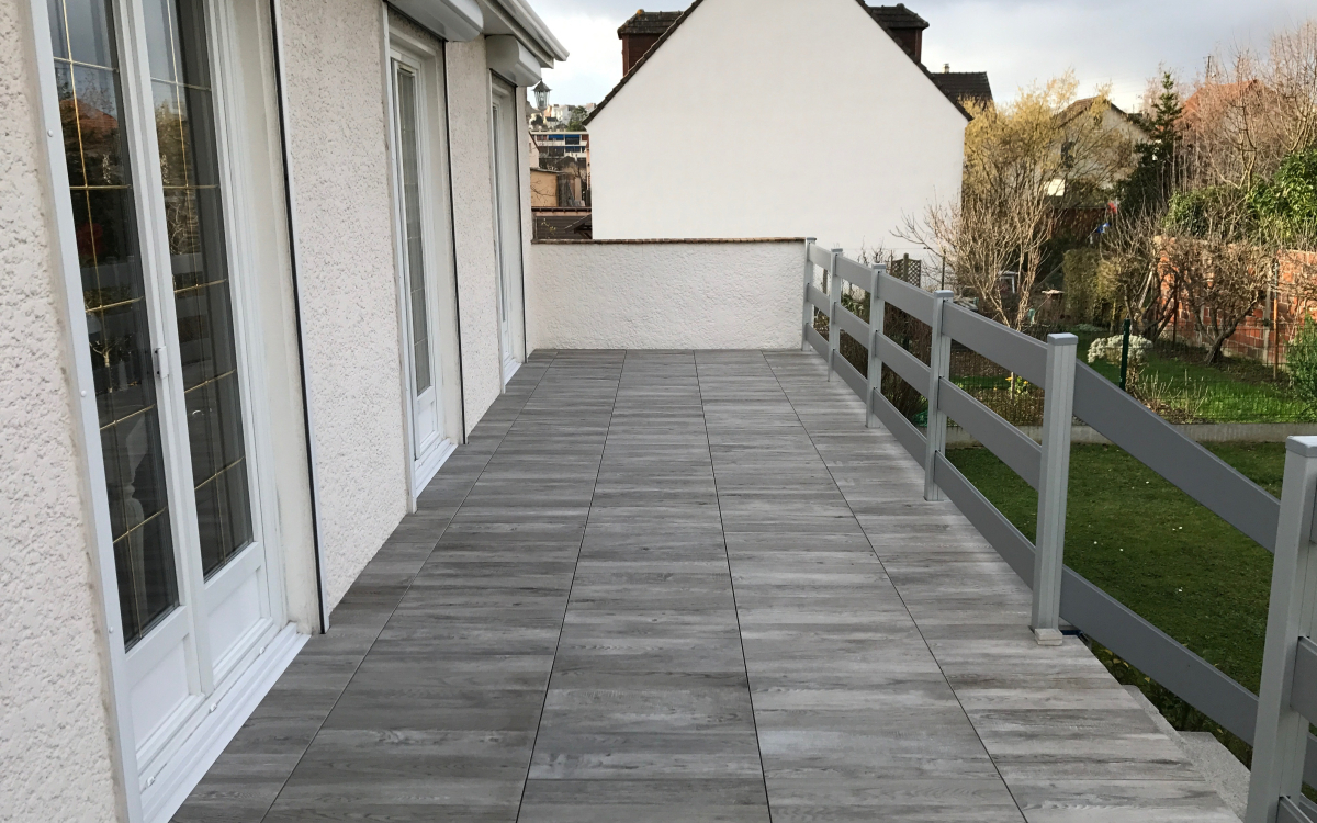 Conception Terrasse en Dallage  - Yvelines cre le 28/03/2024