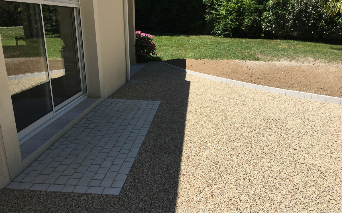 Cration Terrasse en Pavage  Mensignac conue le 18/09/2018