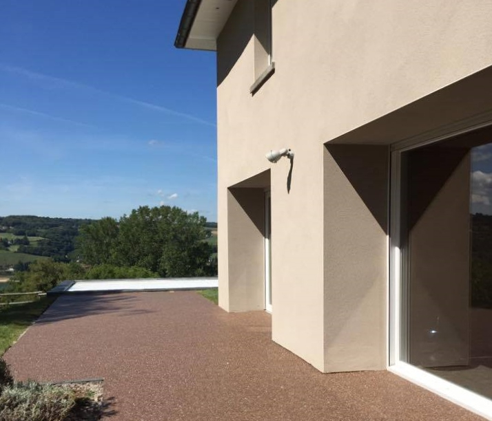 Ralisation Terrasse en Hydrostar - Entreprise Alle Crative  Montferrat conue le 19/09/2018