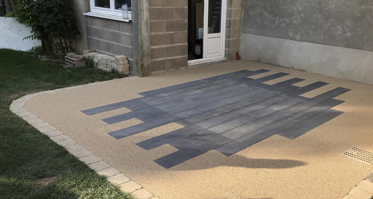 Cration Terrasse en Boib - Yonne conue le 20/09/2018