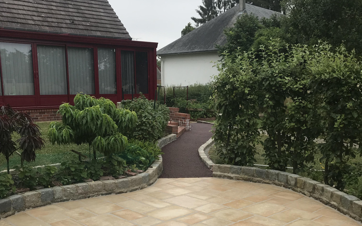 Conception Terrasse en Pavage - Entreprise Coppin - Somme ralise le 01/10/2018