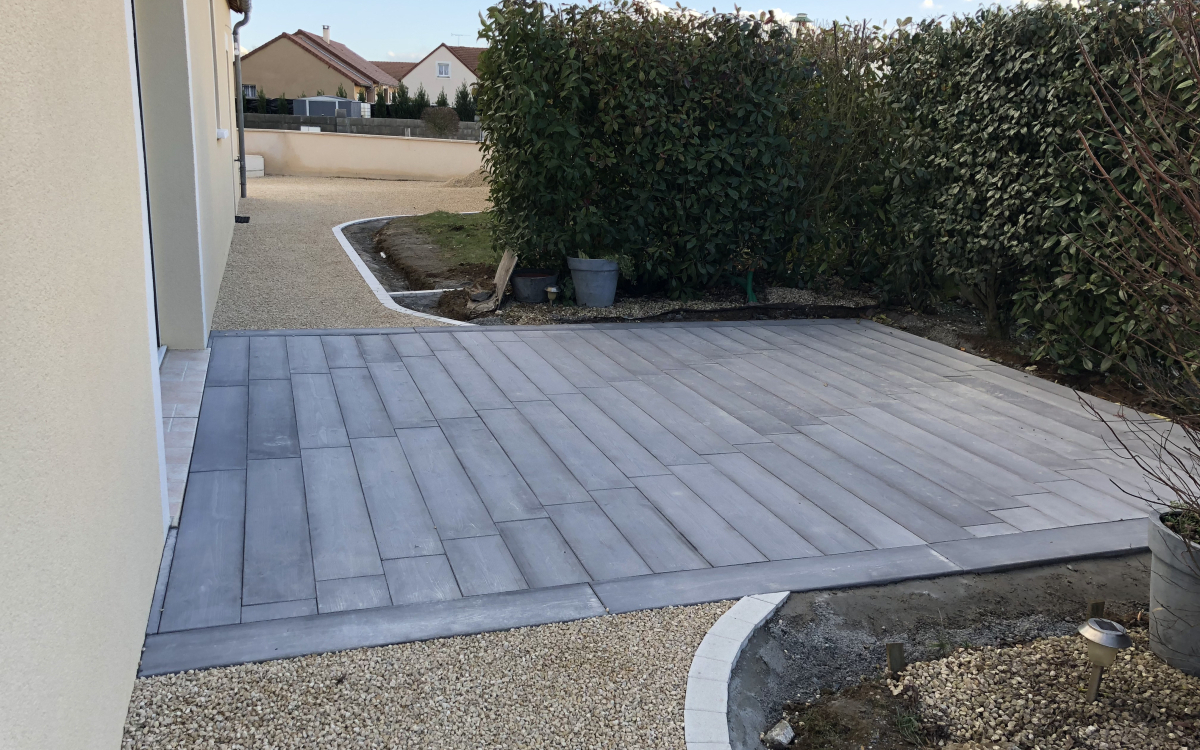 Ralisation Terrasse en Boib  Leign-les-Bois cre le 02/10/2018