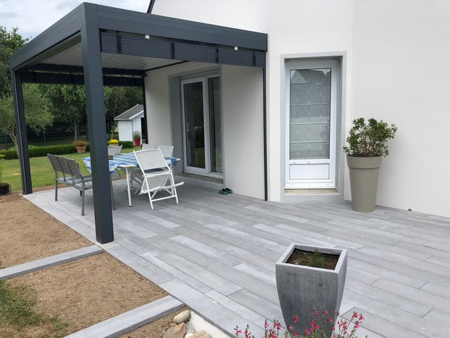 Cration Terrasse en Boib - Entreprise Leclair  Lorient ralise le 20/11/2018