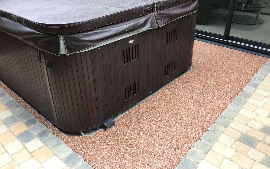 Cration Terrasse en Hydrostar et pavage  Angoulme ralise le 09/01/2019