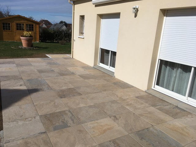 Ralisation Terrasse en Pavage - Loir et Cher conue le 15/01/2019