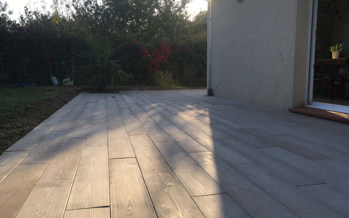 Ralisation Terrasse en Boib - Haute Garonne cre le 15/01/2019