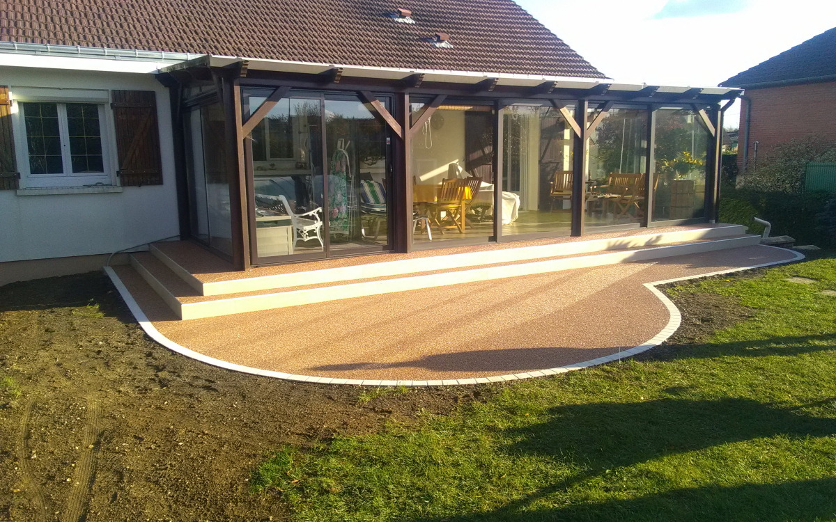 Cration Terrasse en Hydrostar - Somme ralise le 15/01/2019