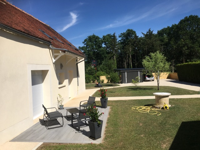 Cration Terrasse en Dallage - Entreprise Yverneau - Yonne ralise le 30/01/2019