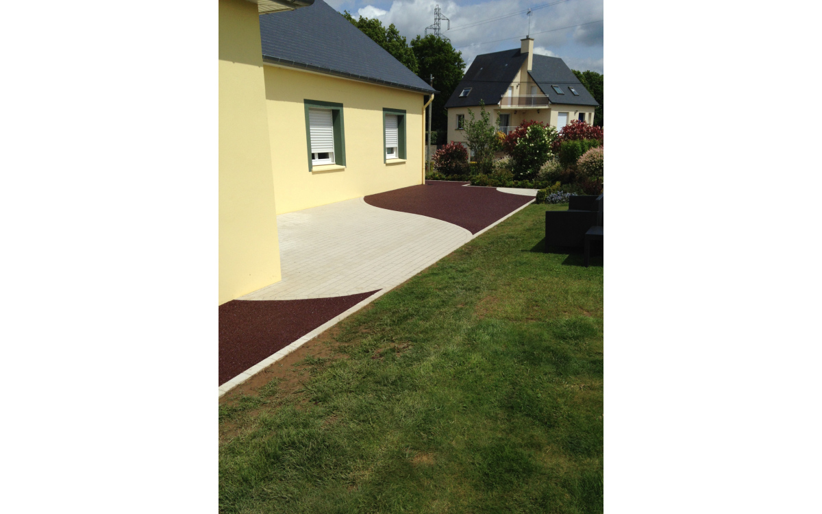 Ralisation Terrasse en Stardraine et Pavage - Manche cre le 30/01/2019