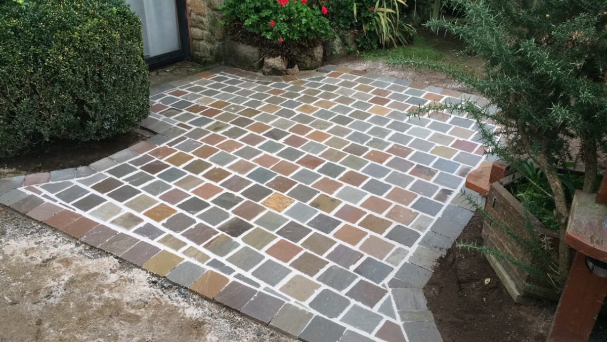 Cration Terrasse en Pavage - Entreprise Ccire - Ctes d'Armor conue le 15/02/2019