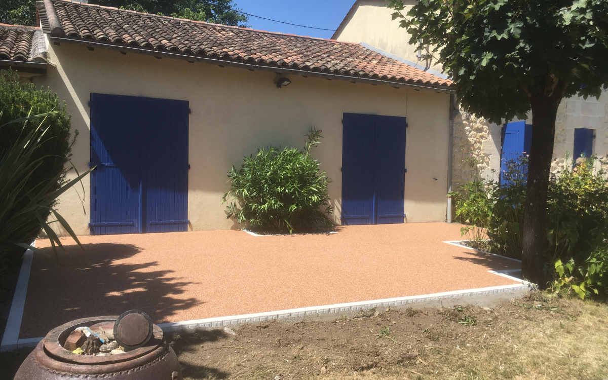 Ralisation Terrasse en Hydrostar - Entreprise Chauveau - Gironde cre le 15/02/2019