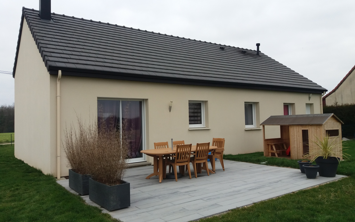 Ralisation Terrasse en Boib  Morville sur Andelle cre le 28/02/2019
