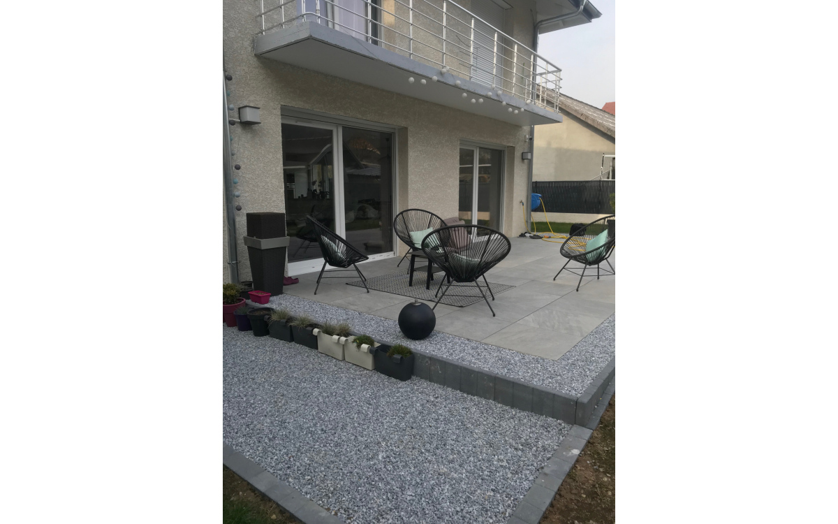 Conception Terrasse en Alvostar Pav La Couture et Dallage  Marnaz cre le 04/06/2019