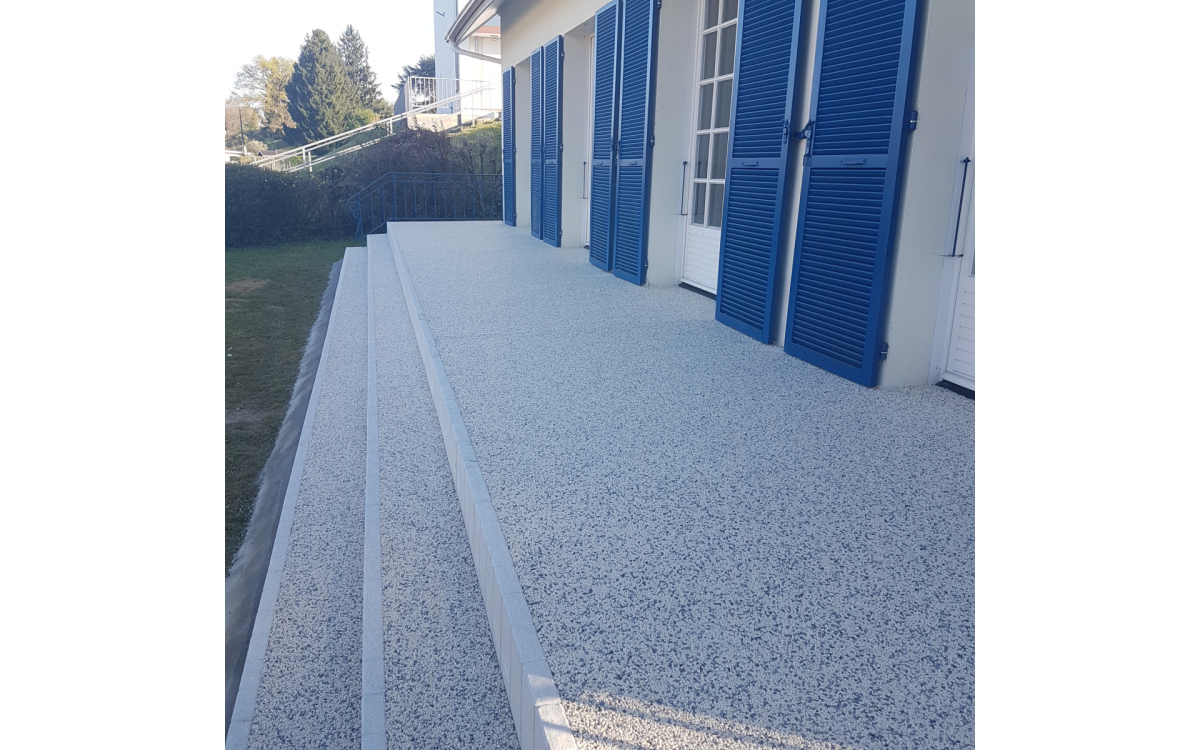 Ralisation Terrasse en Hydrostar   Orthez cre le 25/07/2019