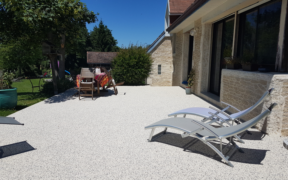 Cration Terrasse en Hydrostar   Orthez ralise le 25/07/2019