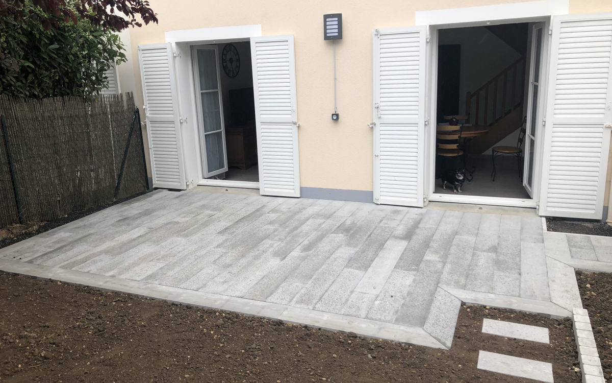 Cration Terrasse en dallage   Blois conue le 20/09/2019
