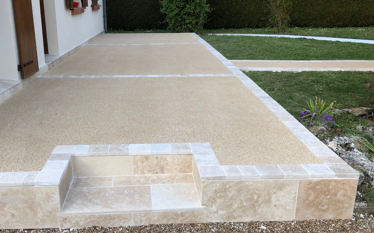 Cration Terrasse en bton poreux  Blois conue le 20/09/2019