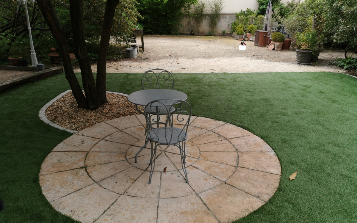 Cration Terrasse en DM Green - Drme ralise le 20/04/2024