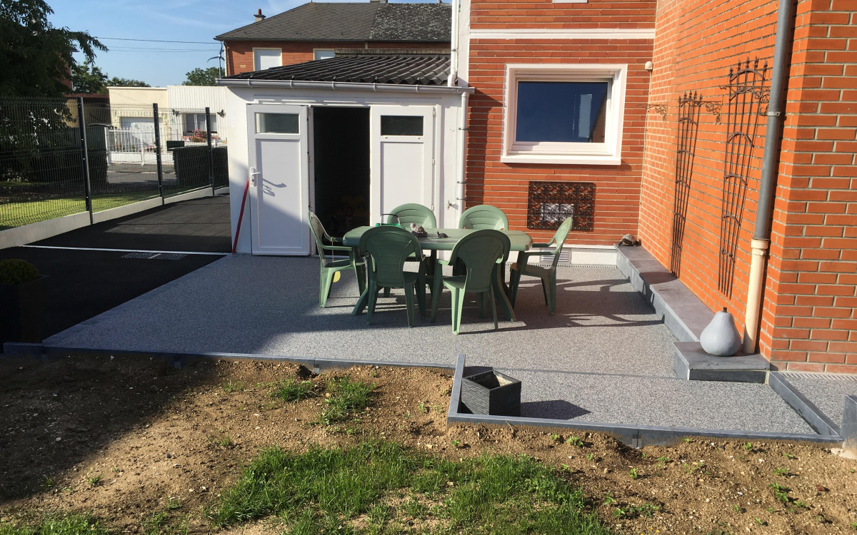 Ralisation Terrasse en Hydrostar  - Nord cre le 24/04/2020