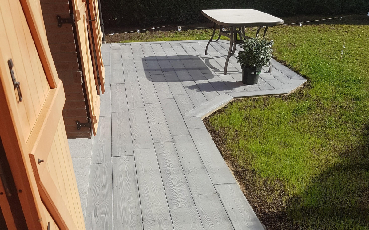 Cration Terrasse en Boib  Quesnoy-sur-Dele conue le 13/05/2020